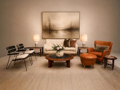 Carlo Hauner Three Armchairs in Ebonized Wood Metal with Loose Cushion Carlo Hauner