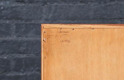 Carlo Jensen Carlo Jensen Bi Folding Door Teak Credenza for Hundevad Co 