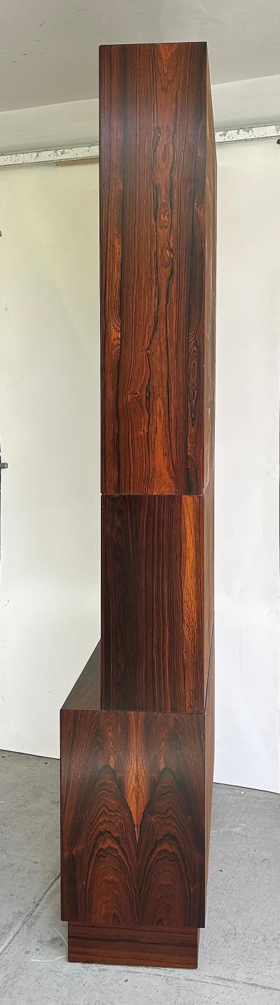 Carlo Jensen Carlo Jensen Poul Hundevad Danish Rosewood Bookcases Pair Available