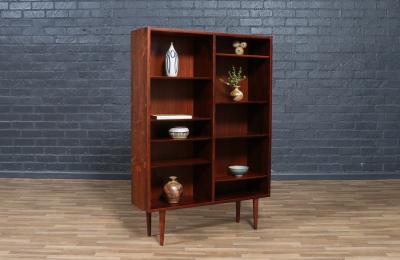 Carlo Jensen Danish Modern Brazilian Rosewood Bookshelf by Carlo Jensen
