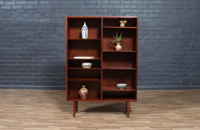 Carlo Jensen Danish Modern Brazilian Rosewood Bookshelf by Carlo Jensen