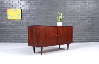 Carlo Jensen Danish Modern Brazilian Rosewood Credenza by Carlo Jensen