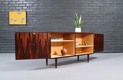 Carlo Jensen Danish Modern Brazilian Rosewood Credenza by Carlo Jensen