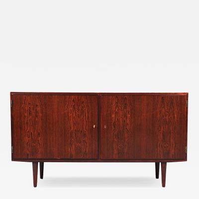 Carlo Jensen Danish Modern Brazilian Rosewood Credenza by Carlo Jensen