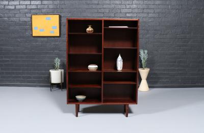 Carlo Jensen Danish Modern Rosewood Bookshelf by Carlo Jensen for Hundevad Co 