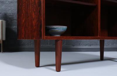 Carlo Jensen Danish Modern Rosewood Bookshelf by Carlo Jensen for Hundevad Co 