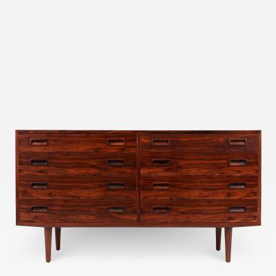 Carlo Jensen Danish Modern Rosewood Dresser by Carlo Jensen for Hundevad Co 