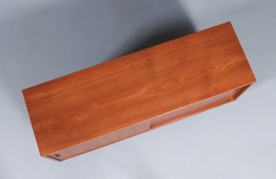 Carlo Jensen Danish Modern Teak Credenza by Carlos Jensen for Hundevad Co 