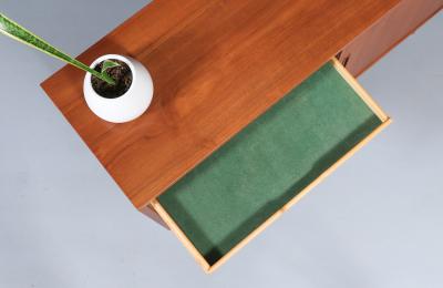 Carlo Jensen Danish Modern Teak Credenza by Carlos Jensen for Hundevad Co 