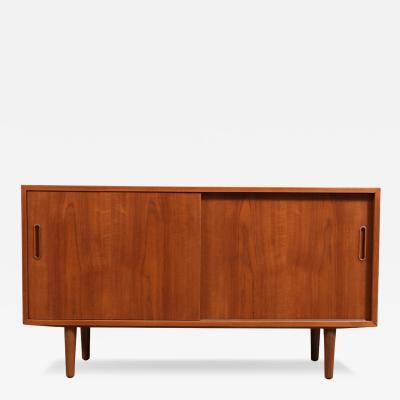 Carlo Jensen Danish Teak Credenza by Carlo Jensen for Hundevad
