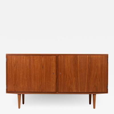 Carlo Jensen Mid Century Modern Teak Credenza by Carlo Jensen for Hundevad