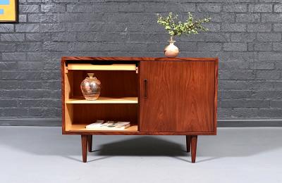 Carlo Jensen Modern Rosewood Credenza by Carlo Jensen for Hundevad Co 