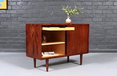 Carlo Jensen Modern Rosewood Credenza by Carlo Jensen for Hundevad Co 