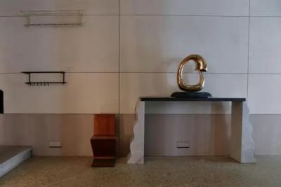 Carlo Lorenzetti Bronze Angler Lighting Sculpture by Carlo Lorenzetti