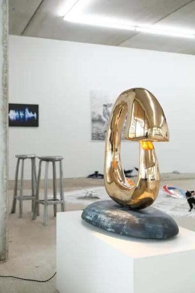 Carlo Lorenzetti Bronze Angler Lighting Sculpture by Carlo Lorenzetti