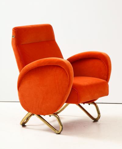 Carlo Mollino Carlo Mollino Armchair for the RAI Auditorium Turin Italy c 1951