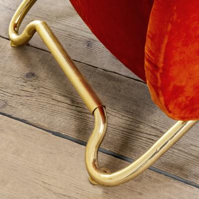 Carlo Mollino Carlo Mollino Pair of Red Armchair 50s