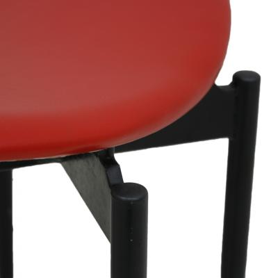 Carlo Mollino Mid Century Set of Four Lutrario Stools Designed by Carlo Mollino Italy 1959