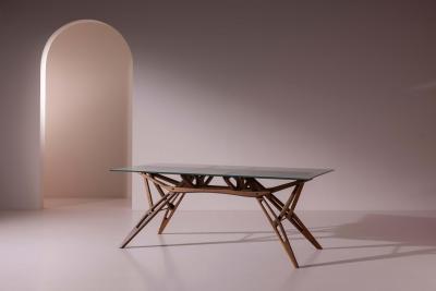 Carlo Mollino Reale Dining Table by Carlo Mollino for Zanotta Italy 1990s
