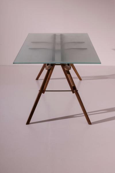 Carlo Mollino Reale Dining Table by Carlo Mollino for Zanotta Italy 1990s