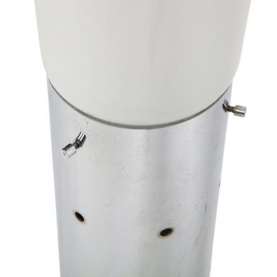 Carlo Nason Carlo Nason A V Mazzega LT 220 Floor Lamp Glass Chrome