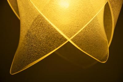 Carlo Nason Carlo Nason LS 178 Pendant Lamp in Bubble Crystal Italy 1970s