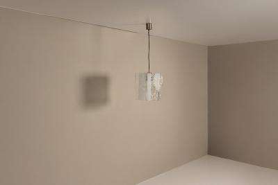 Carlo Nason Carlo Nason LS 192 Pendant Lamp Cast Glass for A V Mazzega Italy 1970s