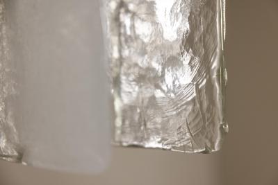 Carlo Nason Carlo Nason LS 192 Pendant Lamp Cast Glass for A V Mazzega Italy 1970s