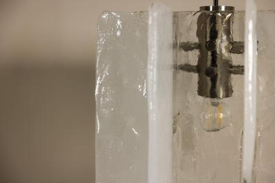 Carlo Nason Carlo Nason LS 192 Pendant Lamp Cast Glass for A V Mazzega Italy 1970s