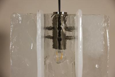 Carlo Nason Carlo Nason LS 192 Pendant Lamp Cast Glass for A V Mazzega Italy 1970s