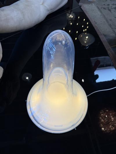 Carlo Nason Carlo Nason LS144 Murano Glass Table Lamp for Mazzega Italy 1970s