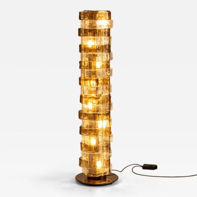 Carlo Nason Carlo Nason LT 378 Murano Glass Floor Lamp for Mazzega 1970s Italian Design