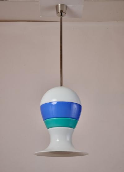 Carlo Nason Carlo Nason Multi Colored Glass Lantern Italy 1960s