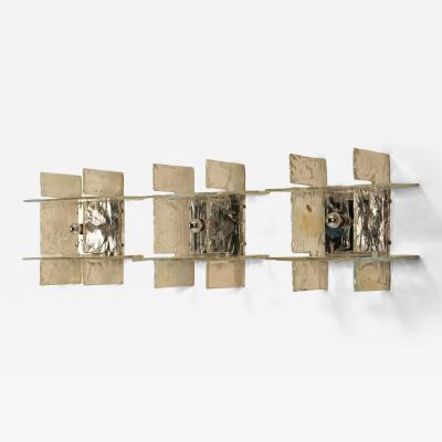 Carlo Nason Carlo Nason Set of Three LP 256 Mazzega Wall or Ceiling Lights Italy 1970s