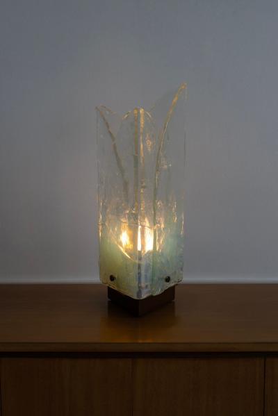 Carlo Nason Carlo Nason for A V Mazzega Table lamp Italy 1975