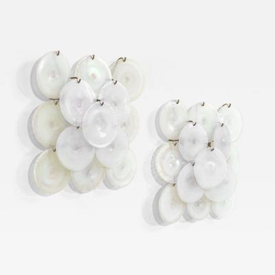 Carlo Nason Carlo Nason for Mazzega Pair of Wall Lights 1960