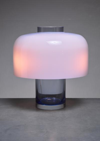 Carlo Nason Carlo Nason table lamp and vase for Mazzega Italy