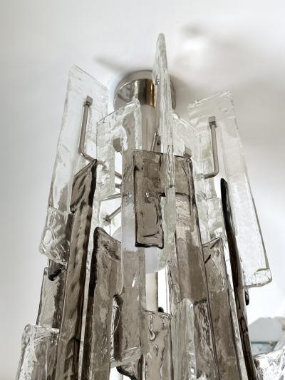 Carlo Nason Cascade Chandelier Murano Glass LS101 by Carlo Nason for Mazzega Italy 1970s
