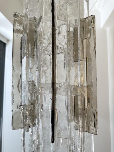 Carlo Nason Cascade Chandelier Murano Glass LS101 by Carlo Nason for Mazzega Italy 1970s