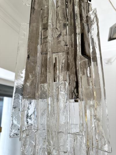 Carlo Nason Cascade Chandelier Murano Glass LS101 by Carlo Nason for Mazzega Italy 1970s