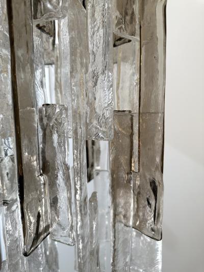 Carlo Nason Cascade Chandelier Murano Glass LS101 by Carlo Nason for Mazzega Italy 1970s