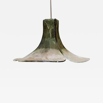 Carlo Nason Extra Large Murano Glass Petal Pendant by Carlo Nason for Mazzega 2 Available 