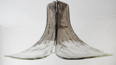 Carlo Nason Extra Large Murano Glass Petal Pendant by Carlo Nason for Mazzega 3 Available 