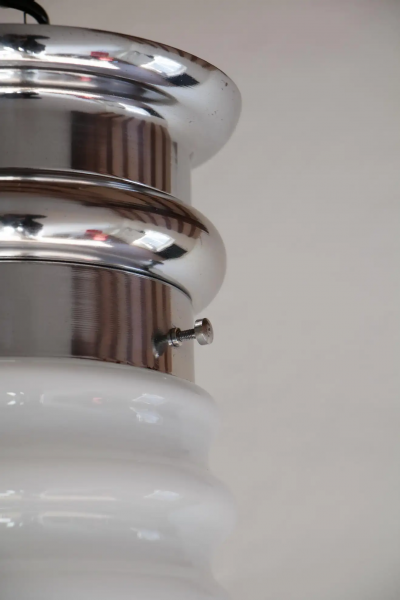 Carlo Nason Italian Mid Century Modern Carlo Nason Space Age Pendant Lamp 1970s