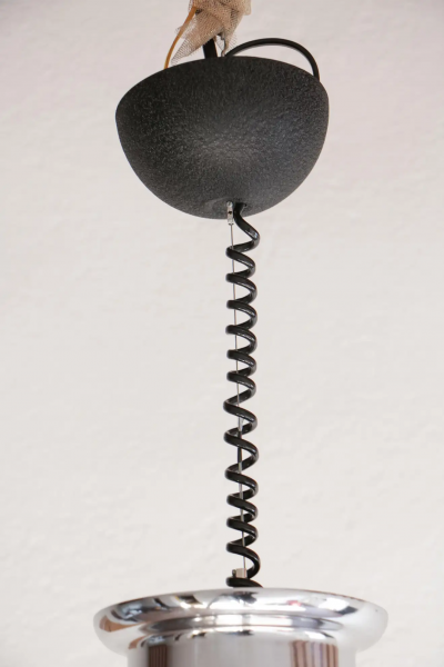 Carlo Nason Italian Mid Century Modern Carlo Nason Space Age Pendant Lamp 1970s