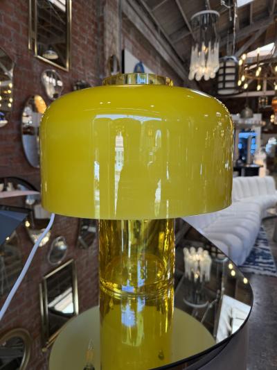 Carlo Nason LT226 Murano Glass Table Lamp by Carlo Nason for Mazzega in Yellow