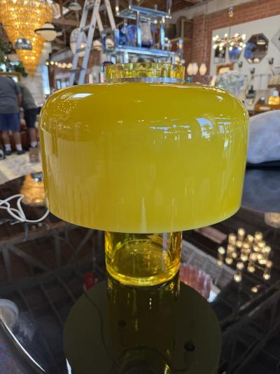 Carlo Nason LT226 Murano Glass Table Lamp by Carlo Nason for Mazzega in Yellow