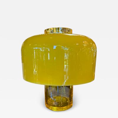 Carlo Nason LT226 Murano Glass Table Lamp by Carlo Nason for Mazzega in Yellow