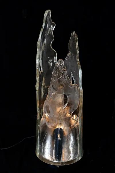 Carlo Nason Large Carlo Nason Lamp for Mazzega circa 1960