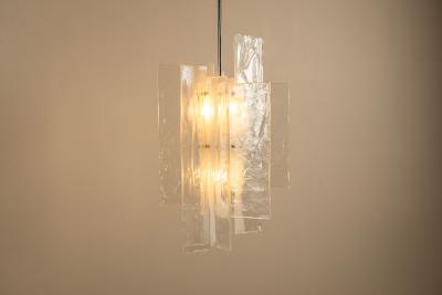 Carlo Nason Large Pendant Lamp LS 199 by Carlo Nason for Mazzega Italy 1970s